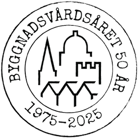 Logotype Byggnadsvårdsåret 50 år